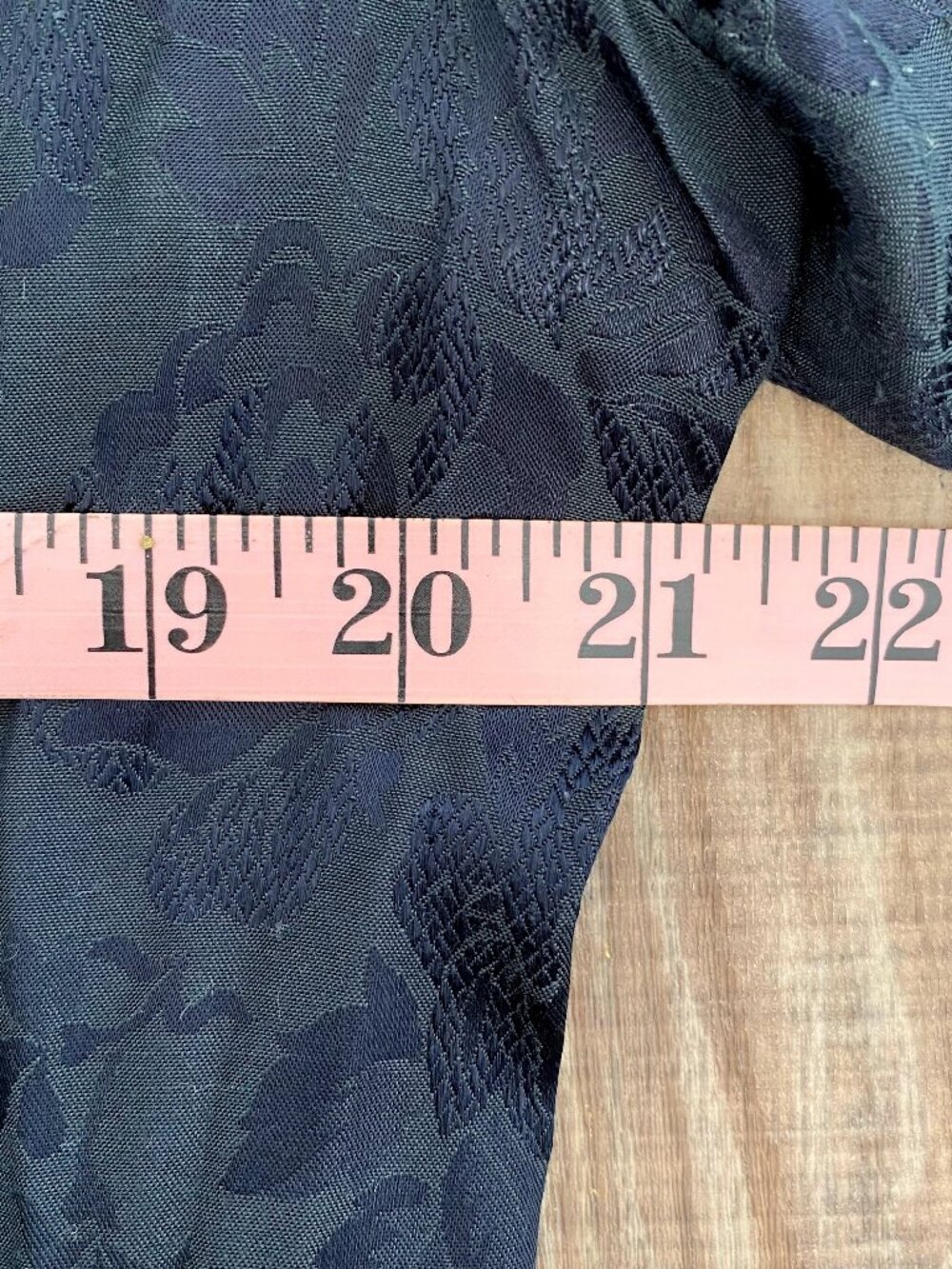 Vintage Black Jacquard Waistcoat Style Cropped Jacket / 80s - Picture 6 of 10